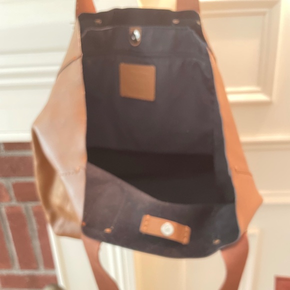 COACH Derby Tote Light Saddle Leather Shoulder Bag F59818 - Picture 6 of 9